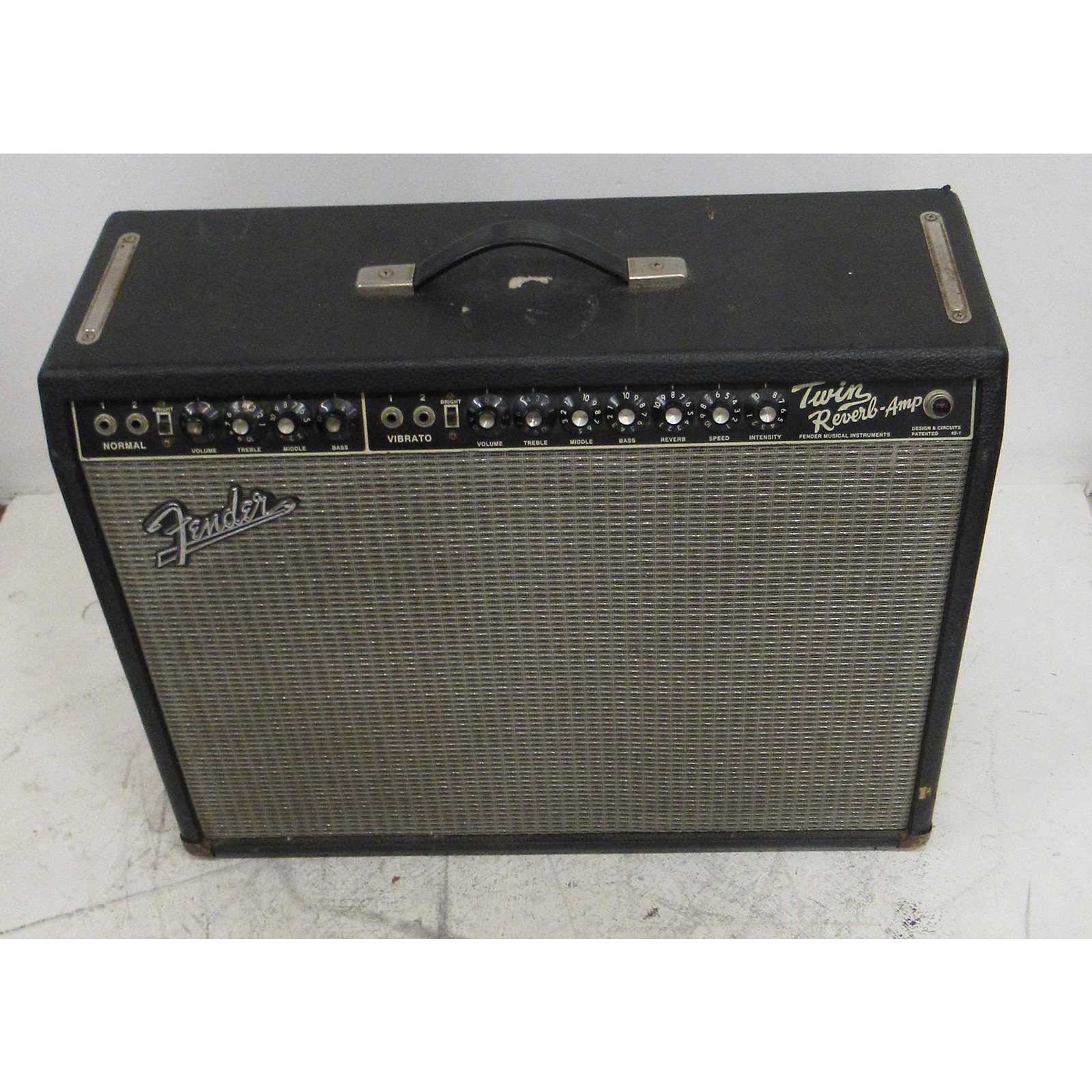 Vintage Fender 1993 Twin Reverb 2x12 Tube Guitar Combo Amp Musician's