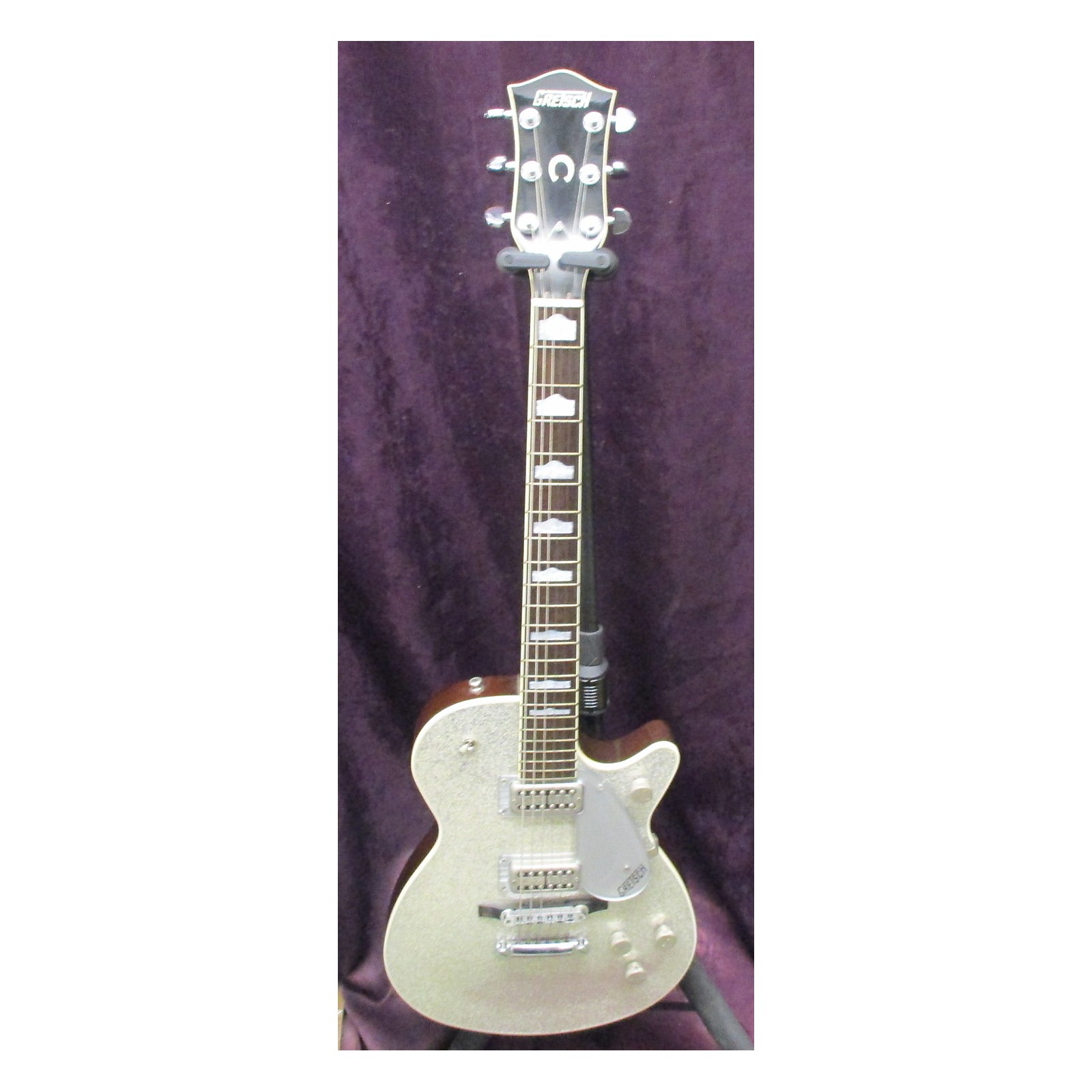 Vintage Gretsch Guitars 1994 G6129 Silver Jet Solid Body Electric Guitar Silver Sparkle