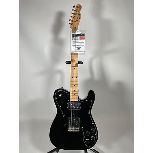 Fender 1995 72' Telecaster Custom Solid Body Electric Guitar Black