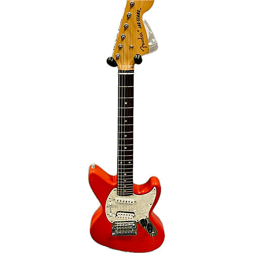 Fender 1997 MIJ JAG-STANG Solid Body Electric Guitar Fiesta Red