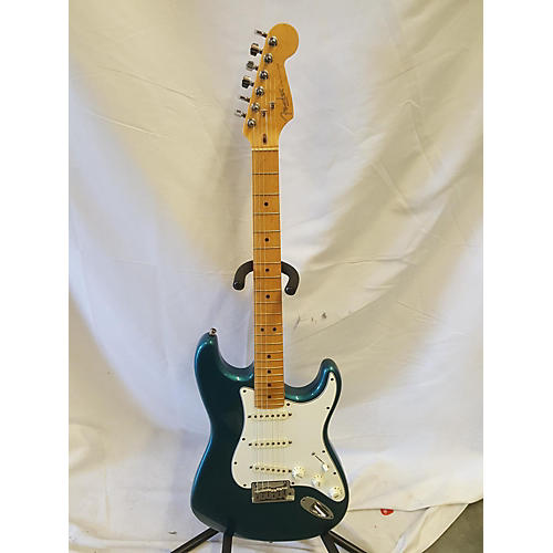 Fender 1998 American Standard Stratocaster Solid Body Electric Guitar Metallic Aqua Marine