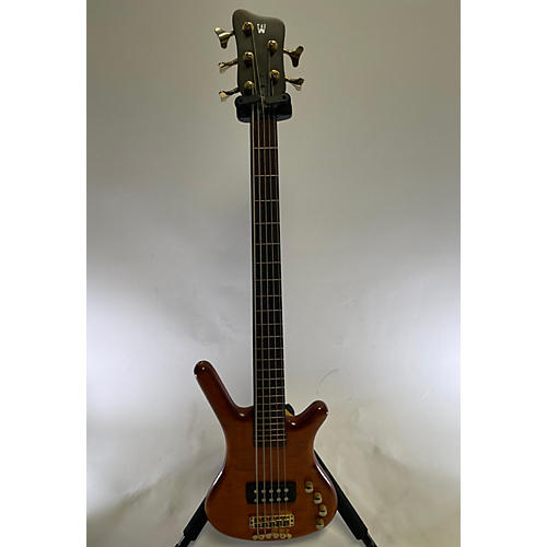 Warwick 1998 FNA Jazzman 5 String Electric Bass Guitar Amber