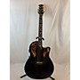 Vintage Adamas 1999 1597 Acoustic Electric Guitar Black