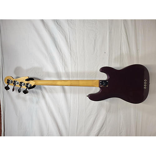 Fender 1999 American Standard Precision Bass Left Handed Electric Bass Guitar Midnight Wine