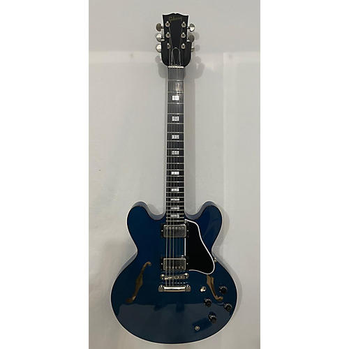 Gibson 1999 Es335 Hollow Body Electric Guitar beale street blue