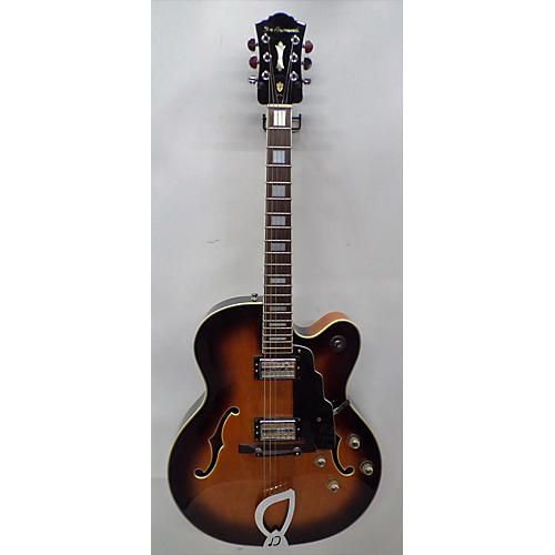 DeArmond 1999 X-155 Hollow Body Electric Guitar 2 Color Sunburst