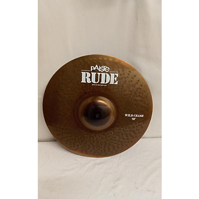 Paiste 19in Rude Wild Crash Cymbal