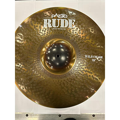 Paiste 19in Rude Wild Crash Cymbal