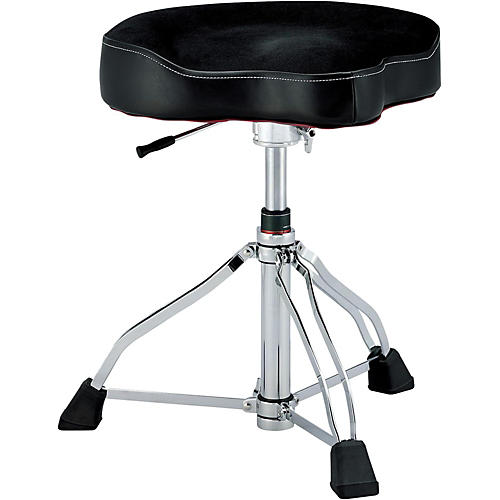 TAMA 1st Chair Drum Throne Glide Rider With Cloth Top and HYDRAULIX Black