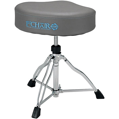 1st Chair Ergo-Rider Drum Throne in Stone Grey Finish