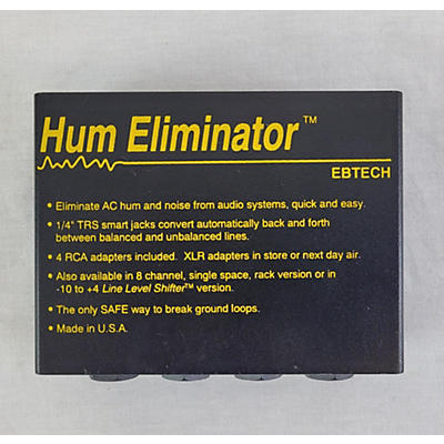Ebtech 2-Channel Hum Eliminator