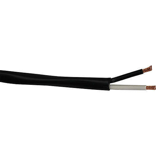 VTG 2 Conductor Bulk Speaker Cable per Foot Black 14 Gauge