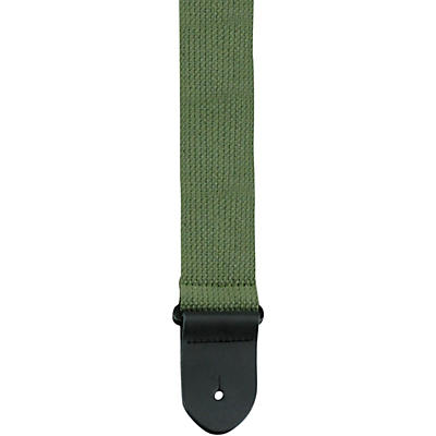 Perri's 2" Cotton Guitar Strap With Leather Ends