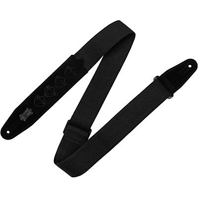 Levy's 2" Cotton Guitar Strap With Pick Holder