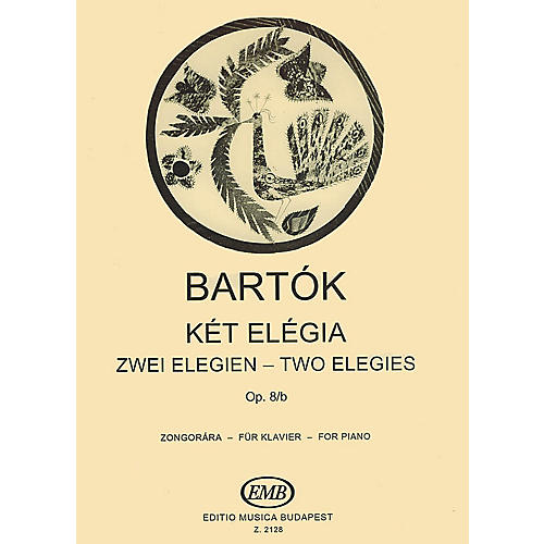 2 Elegies Op.8/b-pno EMB Series by Béla Bartók