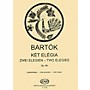 Editio Musica Budapest 2 Elegies Op.8/b-pno EMB Series by Béla Bartók