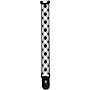 D'Addario 2-Inch Woven Guitar Strap Buffalo Check Black and White