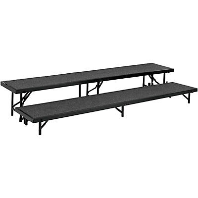 National Public Seating 2 Level Straight Standing Choral Riser (18"x96")
