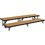 National Public Seating 2 Level Straight Standing Choral Riser (18