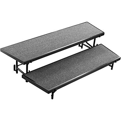 National Public Seating 2 Level Tapered Standing Choral Riser