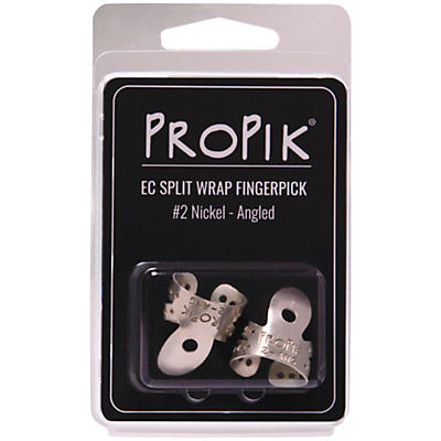 ProPik #2 Nickel Angled EC Split Wrap Finger Pick
