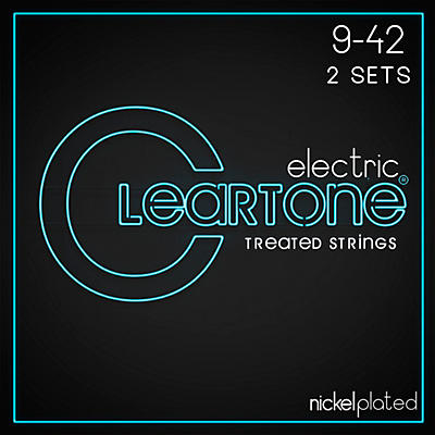 Cleartone 2-Pack Nickel-Plated Steel Electric Guitar Strings