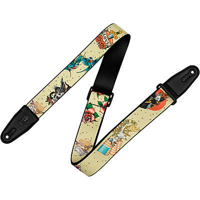Levy's 2" Tattoo Series Polyester Guitar Strap