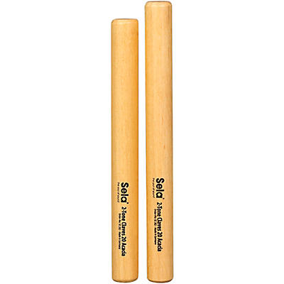 Sela 2-Tone Claves 20 Acacia