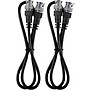 Electro-Voice 2 foot antenna coax cable (pair)
