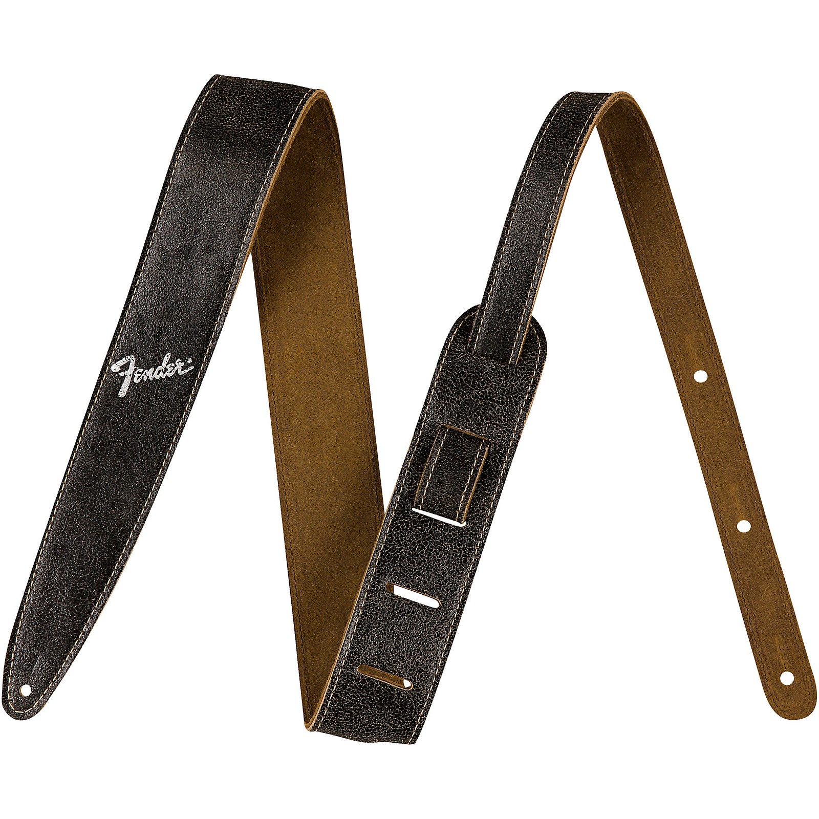 Fender 2 in. Distressed Leather Straps Musician's Friend