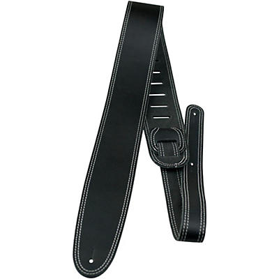 Perri's 2.5" Leather Guitar Strap With Contrast Stitch