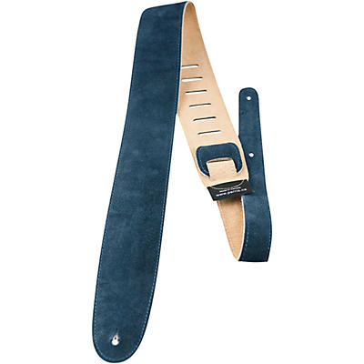 Perri's 2.5" Soft Suede with Premium Backing - Adjustable 44.5"-53" Guitar Strap