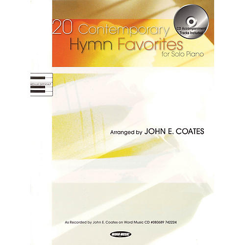20 Contemporary Hymn Favorites for Solo Piano Sacred Folio Series Softcover with CD