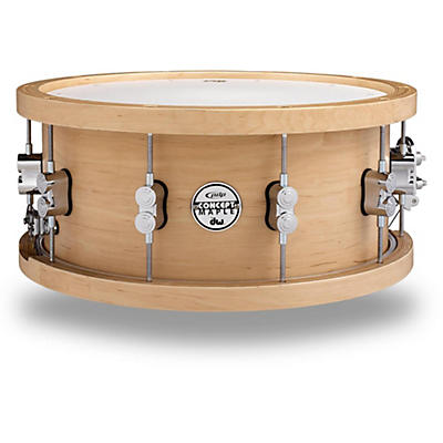 PDP by DW 20-Ply Maple Snare with Wood Hoops and Chrome Hardware