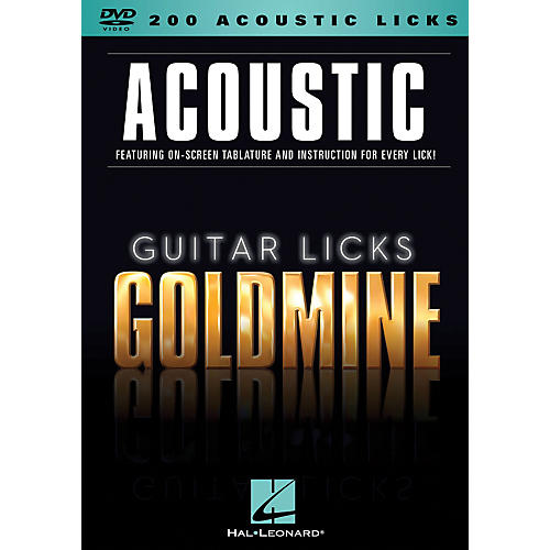 Hal Leonard 200 Acoustic Licks - Guitar Licks Goldmine DVD Series