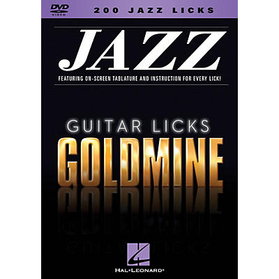 Hal Leonard 200 Jazz Licks - Guitar Licks Goldmine DVD Series