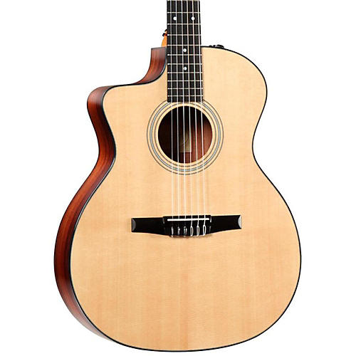 200 Series 214ce-N-L Grand Auditorium Nylon String Left-Handed Acoustic-Electric Guitar