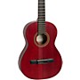 Open-Box Valencia 200 Series 3/4 Size Classical Acoustic Guitar Condition 1 - Mint Transparent Wine Red