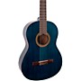 Open-Box Valencia 200 Series Full Size Classical Acoustic Guitar Condition 1 - Mint Transparent Blue