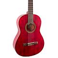 Valencia 200 Series Full Size Classical Acoustic Guitar Transparent BlueTransparent Wine Red