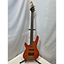 Used Davison 200 Series Left Handed Bass Electric Bass Guitar Orange