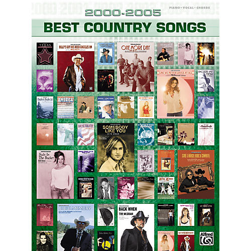 2000-2005 Best Country Songs Piano, Vocal, Guitar Songbook