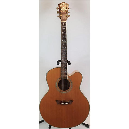 washburn solid body acoustic guitar