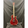 Used ESP 2002 LTD EC1000 Deluxe Solid Body Electric Guitar Red