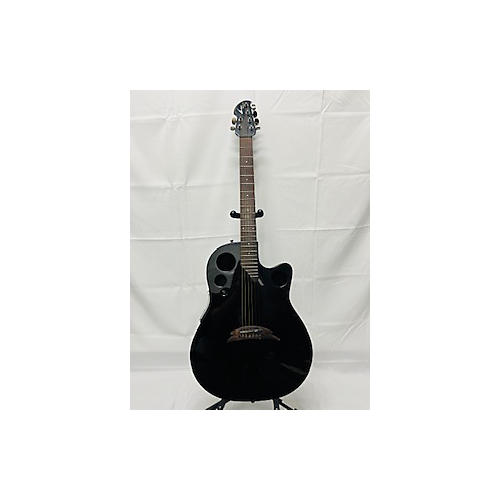 Ovation 2002 T357 Acoustic Electric Guitar Black