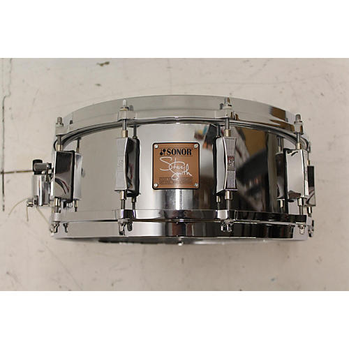 SONOR 2003 5.5X14 STEVE SMITH SIGNATURE CAST STEEL SNARE Drum CAST STEEL 10