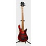 Used Spector 2003 NS2J Electric Bass Guitar Trans Red