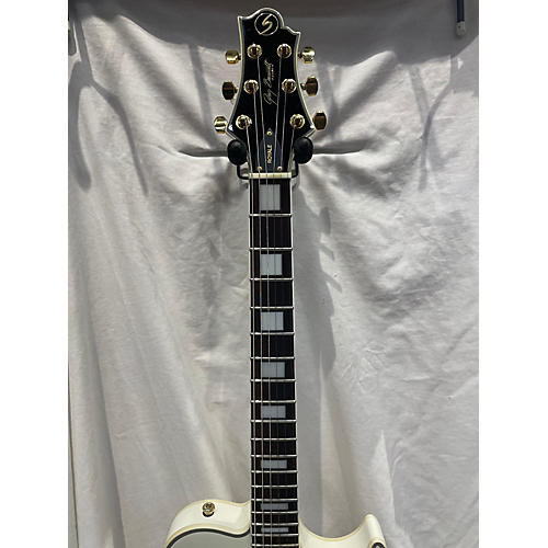 Greg Bennett Design by Samick 2004 RL4 Hollow Body Electric Guitar Pearl White