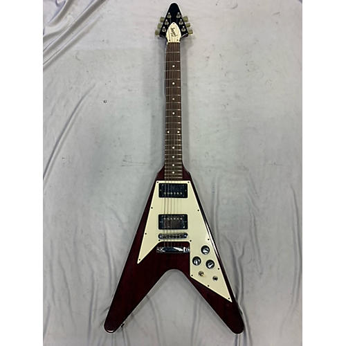 Gibson 2005 1967 Flying V Solid Body Electric Guitar Red