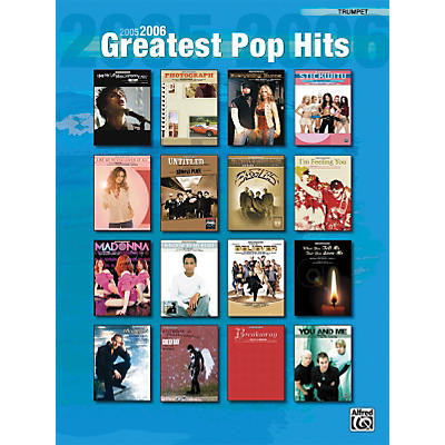 Alfred 2005-2006 Greatest Pop Hits Trumpet